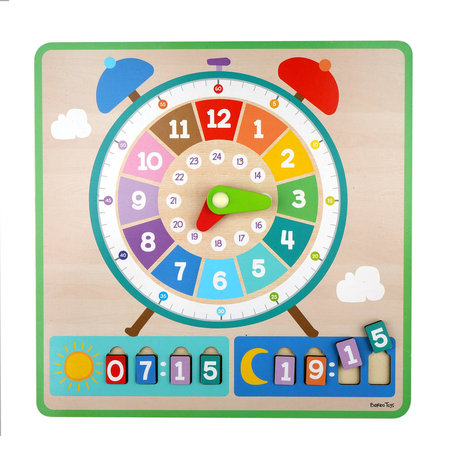 Wacky Wonders -  Lær Klokke Clock board Montessori
