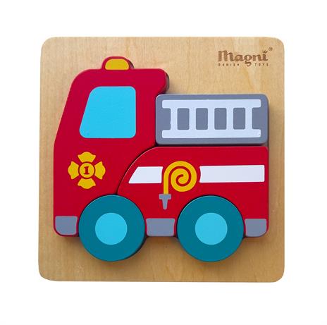 Brannbil Puslespill- Magni