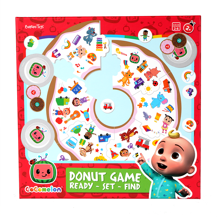 Cocomelon - Donut Game - Ready - Set - Find Boardgame