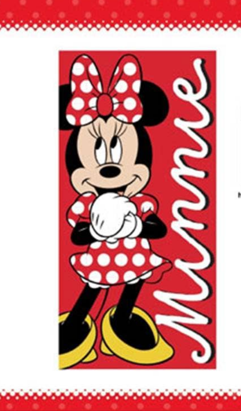 Minnie Håndkle Beach Towel Microfiber