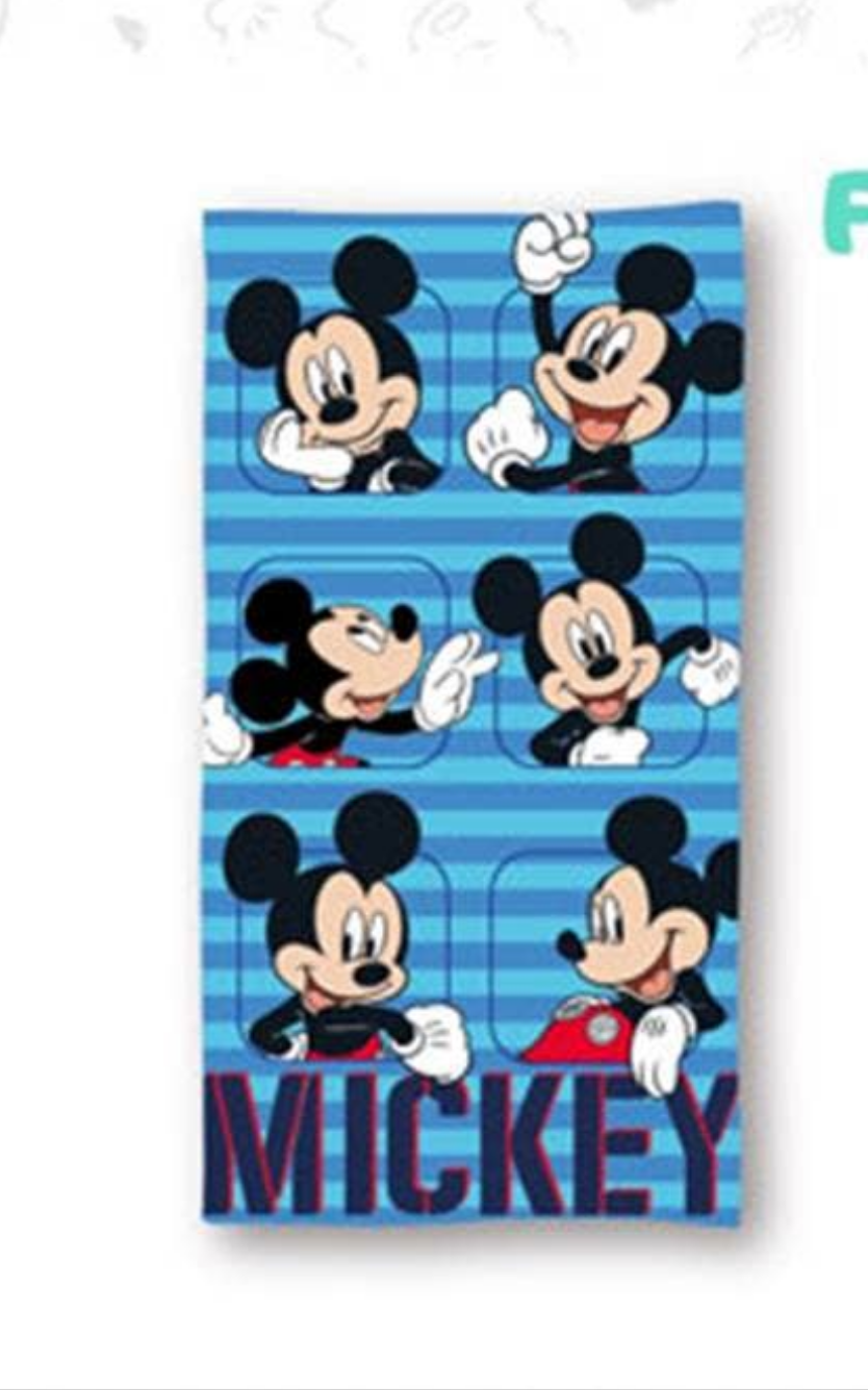 Mickey Håndkle Beach Towel Microfiber