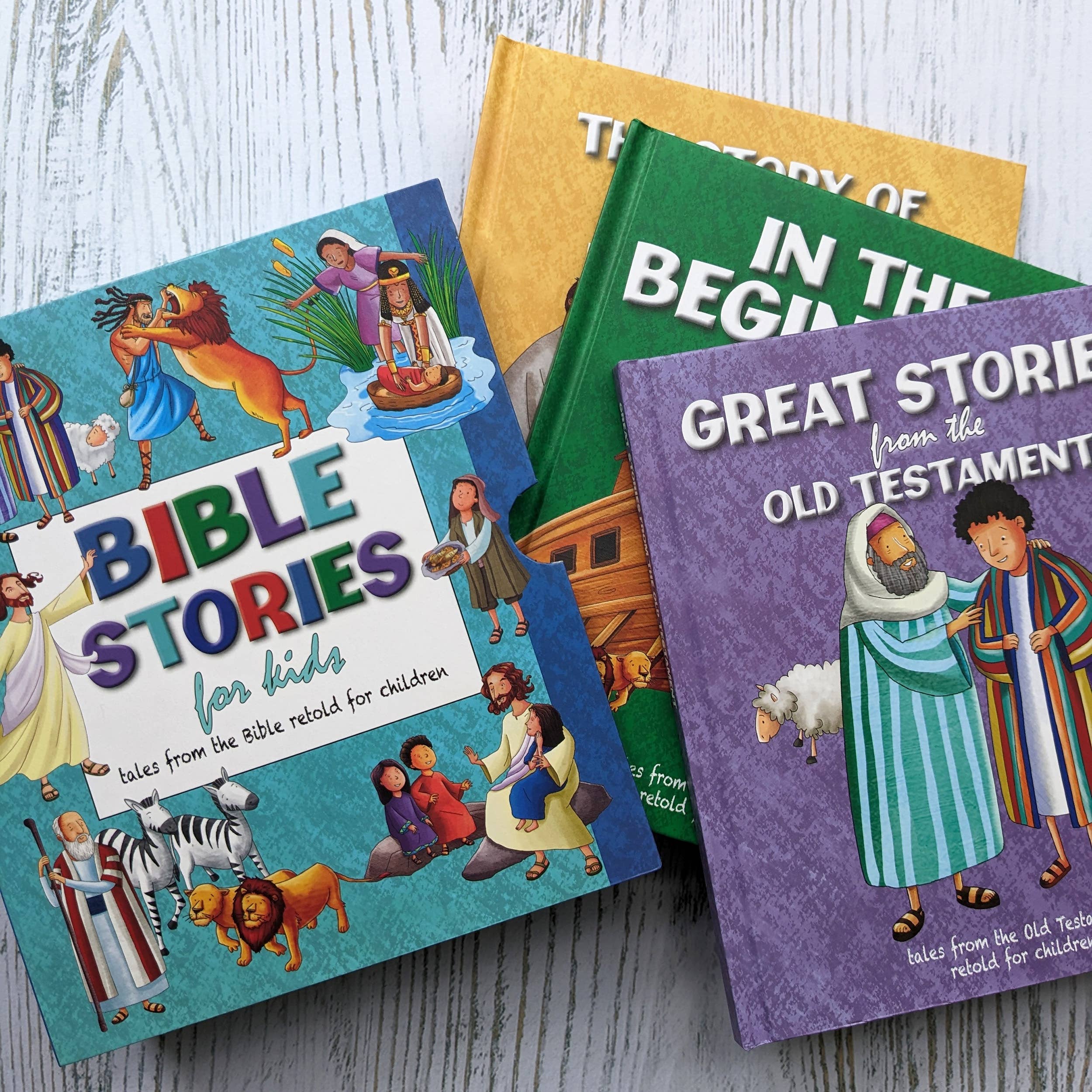 6-pk Bibelhistorier Barn -  English Bible Stories
