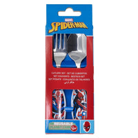 Spiderman Archnid Grid  Bestikk 2-pk Elliptical Metallic Cutlery