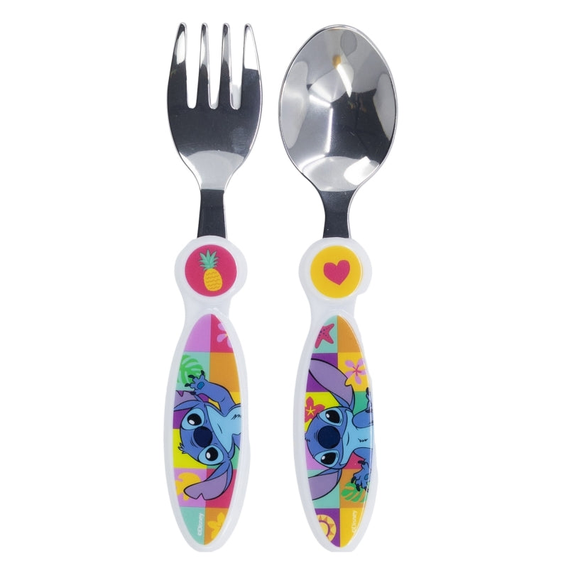 Stitch Bestikk 2-pk Elliptical Metallic Cutlery