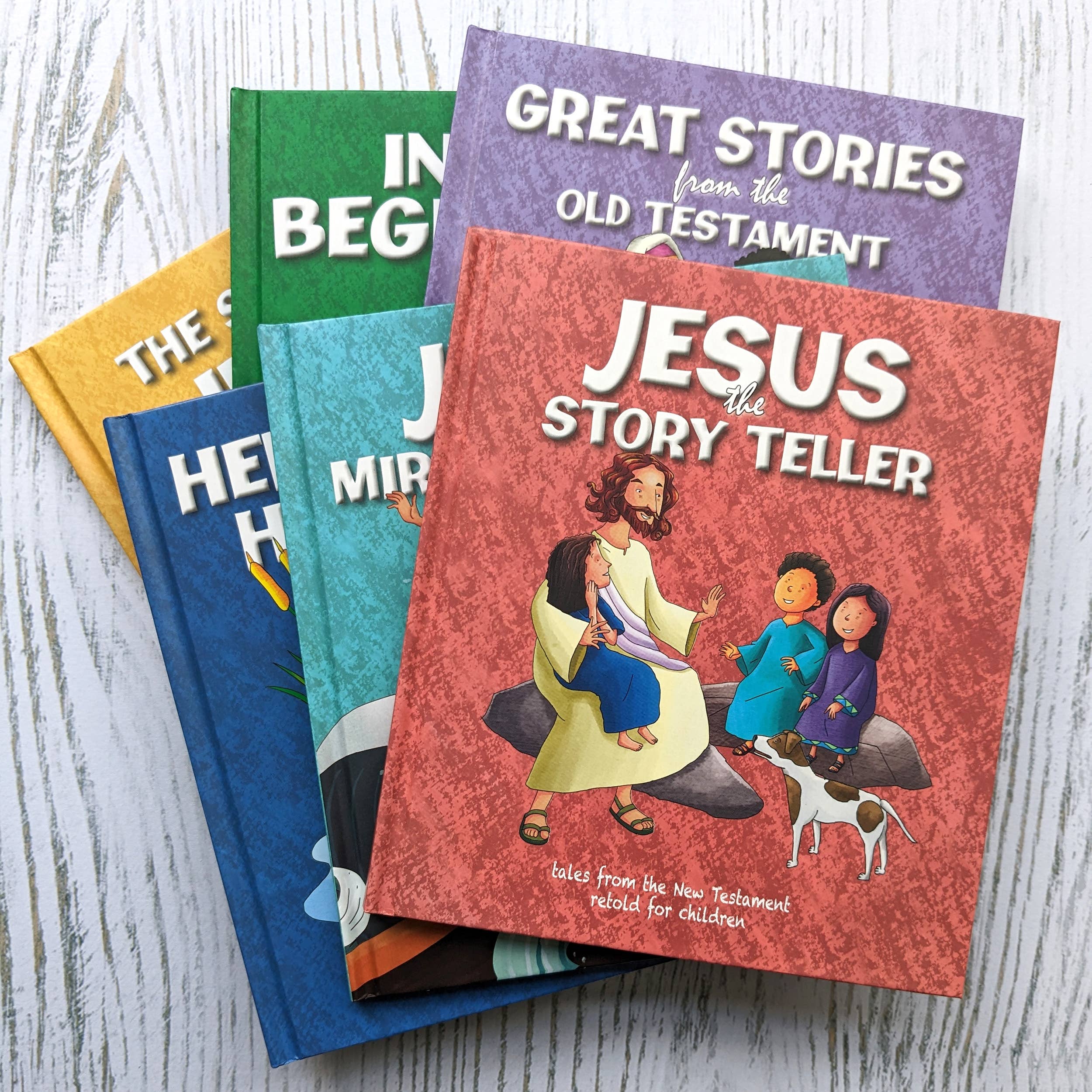 6-pk Bibelhistorier Barn -  English Bible Stories