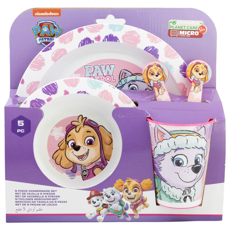 Paw Patrol Girl Sketch Spisesett - Micro Safe