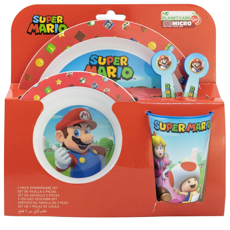 Super Mario Spisesett - Micro Safe