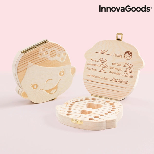 Innovagoods Baby Keepsake Box - Kids Melketenner Boks/Oppbevaring