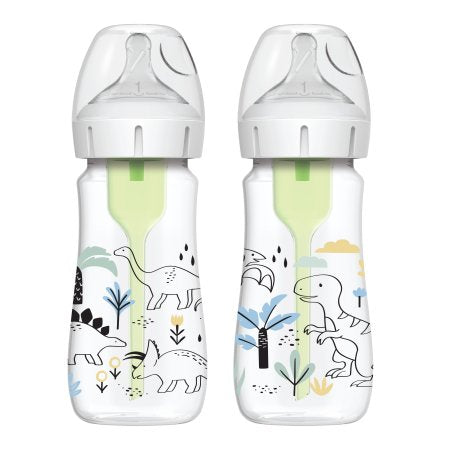 Dr Brown's Wideneck 270ml Option+ Dinosaur 2 pk