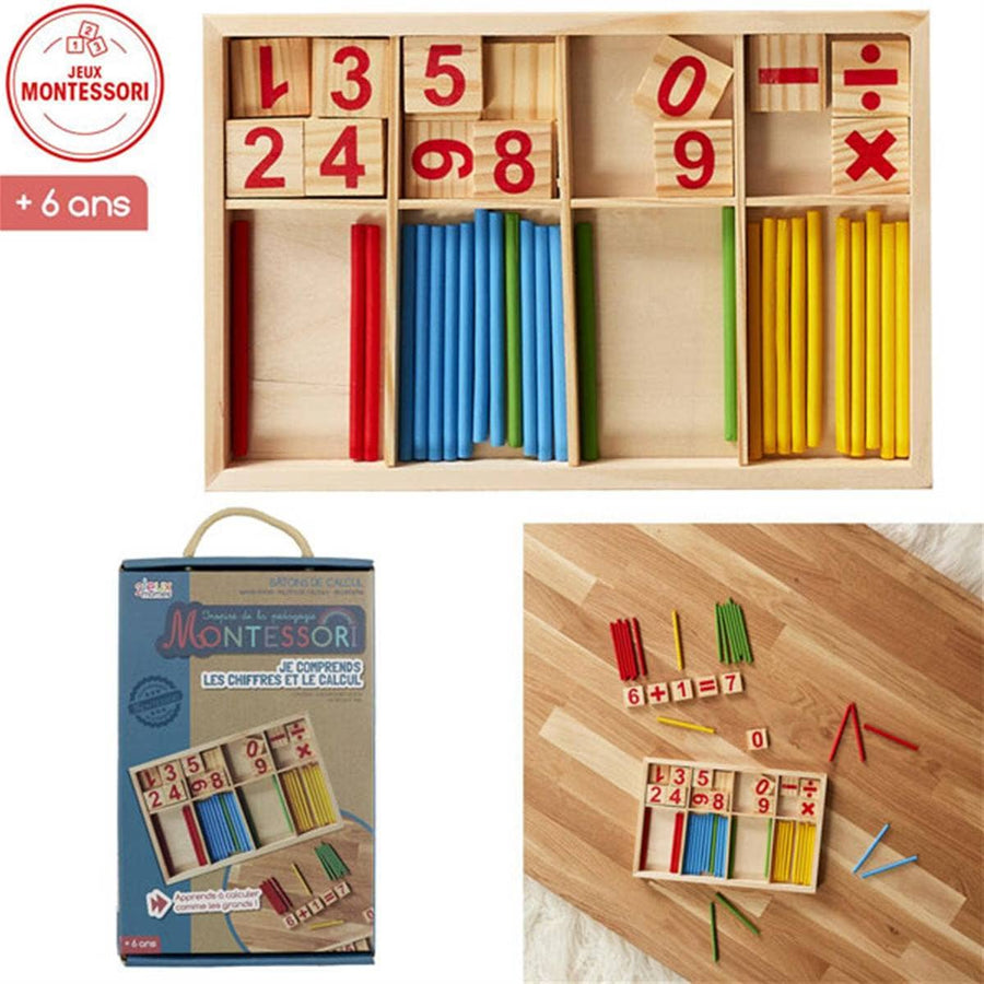 Montessori Math Sticks - kidsverden.no