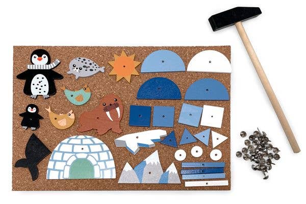 Hammer Mosaikk med Pingvin - Magni Bankesett