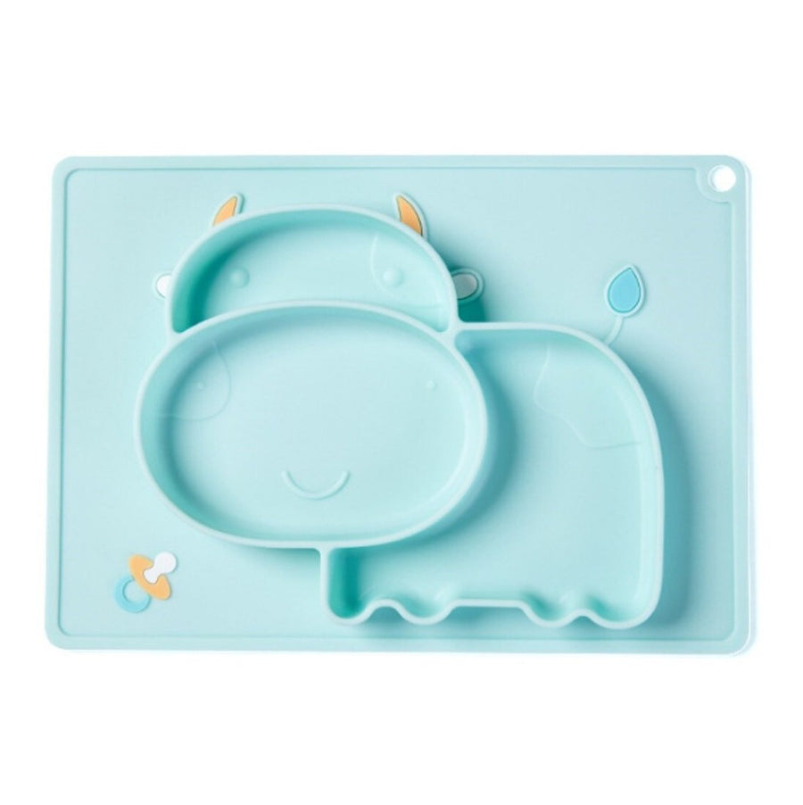 Silikon Tallerken - Flodhest - kidsverden.no