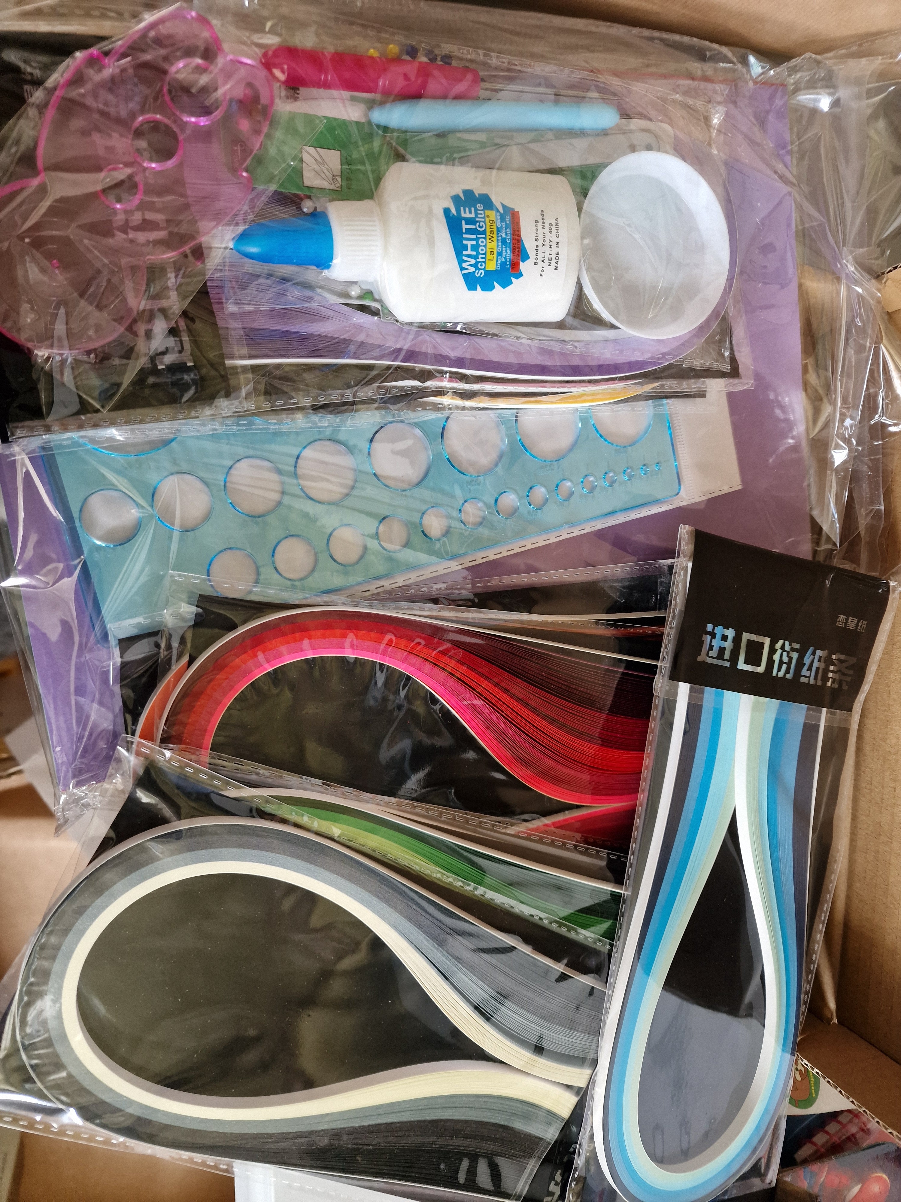 Quilling Sett - papirstrimler og utstyr - kidsverden.no