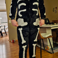 Skeleton Skjelett Kostyme til Voksen