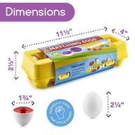 Egg Montessori Puslespill - Dinosaur / Shapes