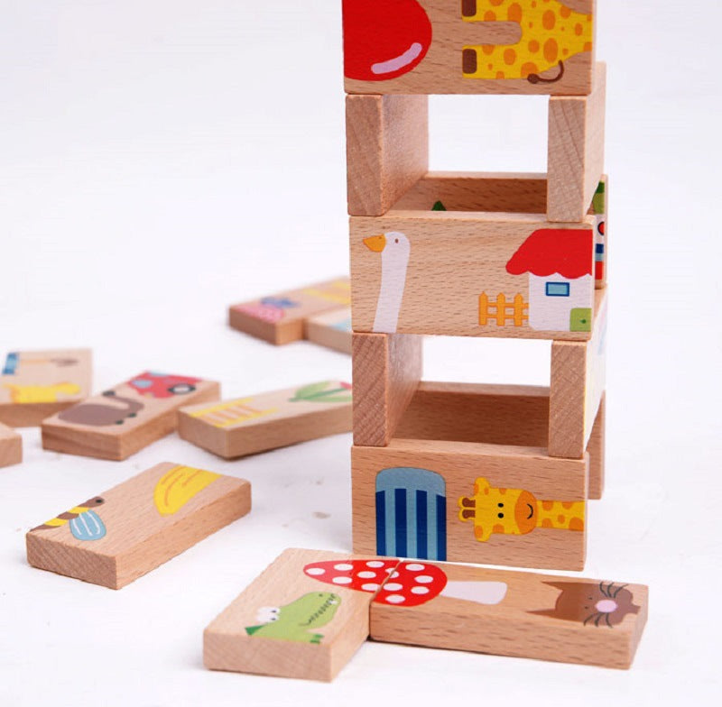 Domino - Dyr og Figurer Montessori - kidsverden.no