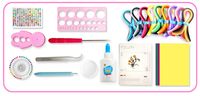 Quilling Sett - papirstrimler og utstyr - kidsverden.no