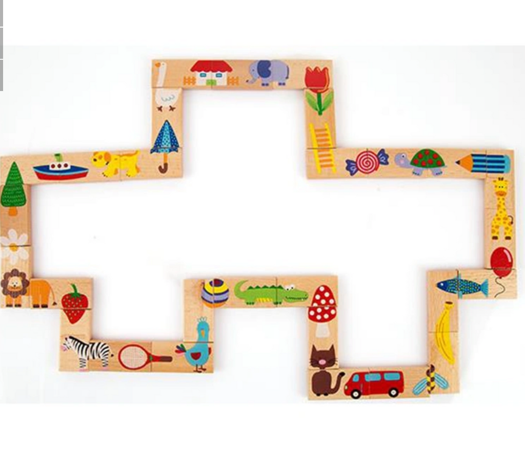 Domino - Dyr og Figurer Montessori - kidsverden.no
