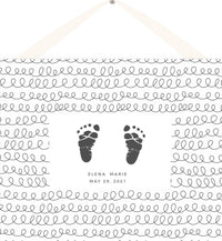 Baby Footprint Kit - Stamp my Feet - kidsverden.no