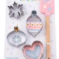 Holiday Cookie Cutter with Spatula Set - Stephen Joseph