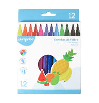 12 Felt Colouring Pen - Europrice - kidsverden.no