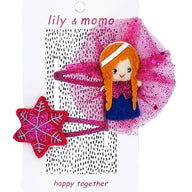 Snowflake and Friend - Lily and Momo Hårspenner