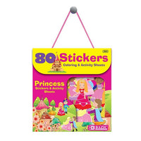 80 Klistremerker - Princess Stickers - kidsverden.no