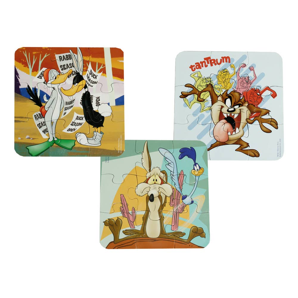 3-pk Looney Tunes Mini Puslespill Show Your Character - Europrice