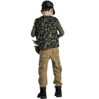Kids Kostyme - Militær Sett med Mange Tilbehør - kidsverden.no