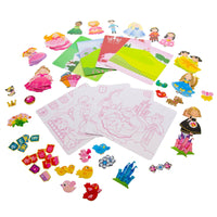 80 Klistremerker - Princess Stickers - kidsverden.no