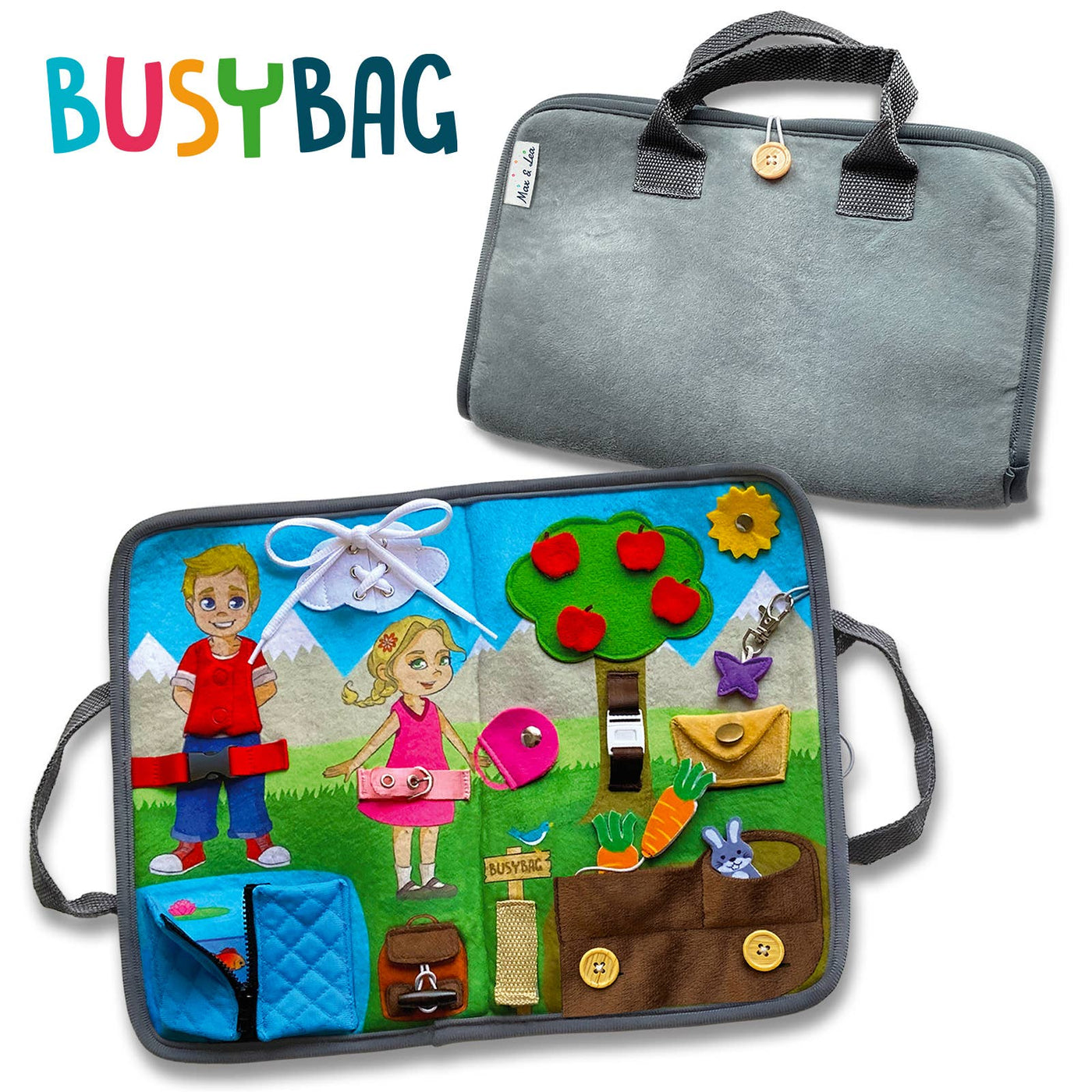 Busy Bag Montessori - Max and Lea