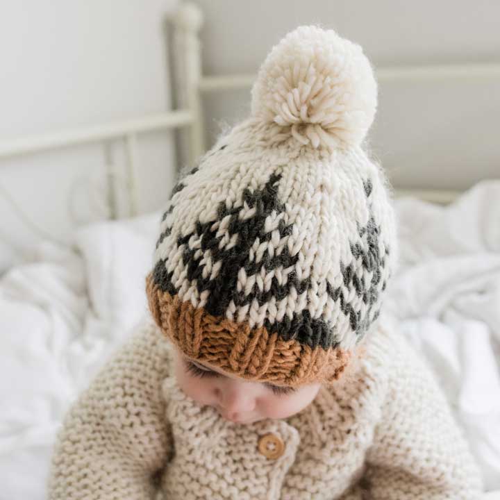 Skog Beanie Hat - Huggalugs Lue - kidsverden.no