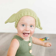 Green Alien Beanie Hat - Huggalugs Lue - kidsverden.no