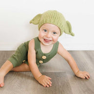 Green Alien Beanie Hat - Huggalugs Lue - kidsverden.no