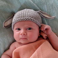 Lamb Grey Beanie Hat - Huggalugs Lue